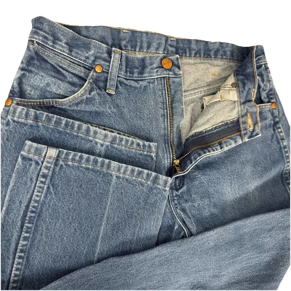 Vintage Wrangler Jeans Mens W34 L30 Blue Cowboy Cut Original Fit Denim 13MWZ‎